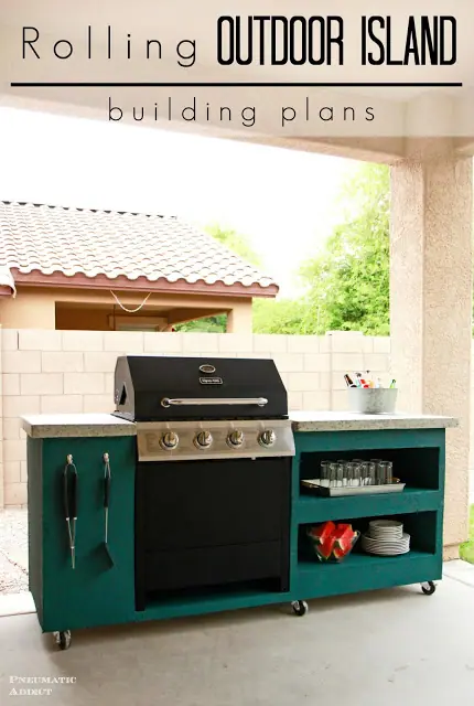 15 Diy Grill Station For Outdoor Bbq And Cooking The Self Sufficient Living