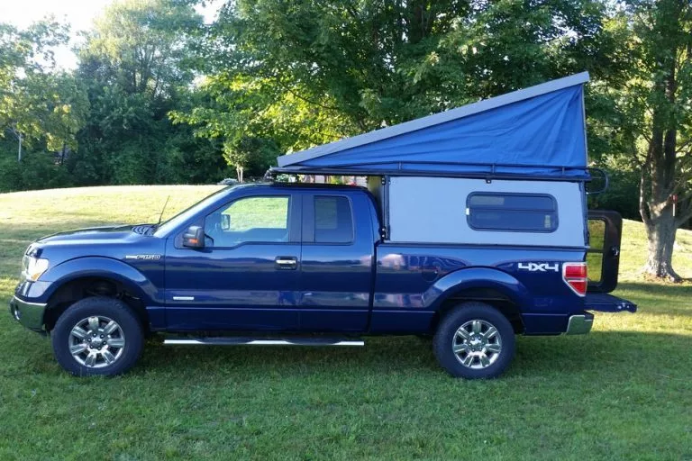 Camper Van Inspired Truck Bed Camper