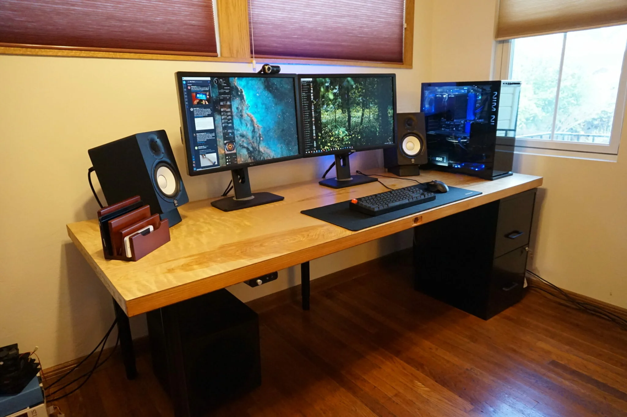 DIY corner desk