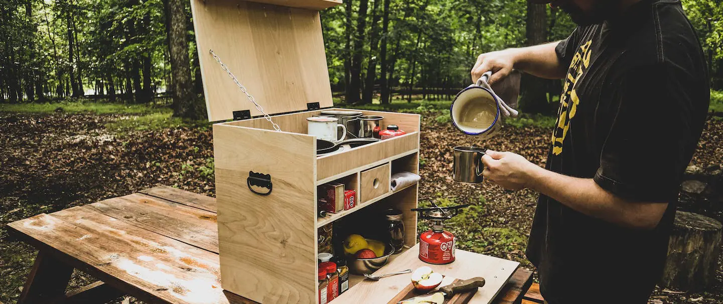 DIY Camp Kitchen Box - Home Improvement Projects to inspire and be